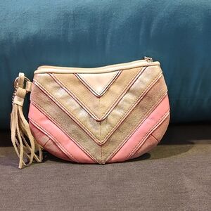 Chic Pink and Tan Women's Bag